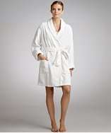 Aegean Apparel white terry bathrobe style# 320248501