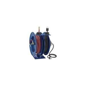  Coxreels Combo Air and Electric Hose Reel with Fluorescent 