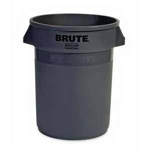  RUB263200GY   Round Brute Waste Container 32 Gallon 