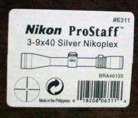 9x40m Nikon Prostaff Silver Hunting Rifle Scope 6311  