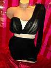 SOLD OUT bebe 2b One Sleeve Mesh Dress ADORABLE M  