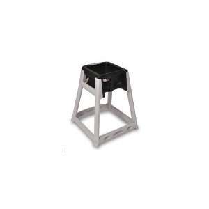   877BLK   High Chair Infant Seat w/ Black Seat, Gray Frame: Baby