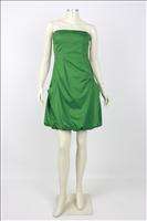 GREEN Womens Cute Balloon Shoulder Off Tube top Mini Dress ♣ US 4~6 