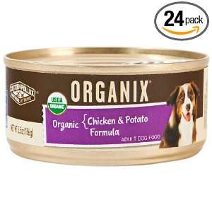 Organix Organic Chicken and Potatoes Canned Canine Formula Dog Food, 5 