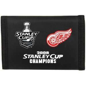 Detroit Red Wings 2008 Stanley Cup Champions Nylon Wallet:  
