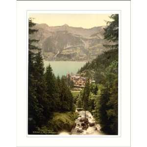 Brienz Lake Hotel Giessbach Bernese Oberland Switzerland, c. 1890s, (M 