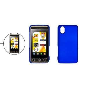   Hard Plastic Case Cover Blue for LG KP500 Cell Phones & Accessories