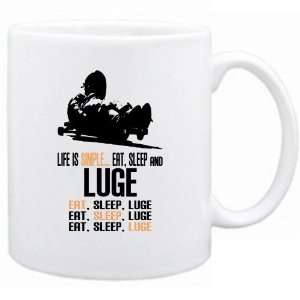   , Eat , Sleep & Luge   Sport Images  Mug Sports