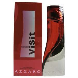  AZZARO VISIT Perfume. EAU DE PARFUM SPRAY 2.6 oz / 75 ml 