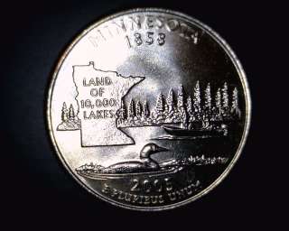 2005 P Minnesota Unc. State Quarter Coin  