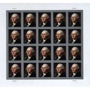  George Washington Sheet of 20 x 20 cent us Postage Stamps 