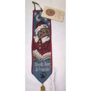   Bears Tapestry Santa Mini Bell Pull Twas the Night