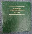 fifty state commemorative quarters 1999 2008 coin book returns 
