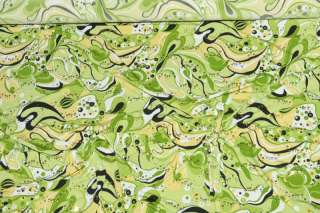 gorgeous lycra print in colors of lime green beige kelly white and 