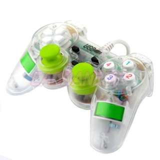 New USB 2.0 Dual Shock Game Controller Joypad with LED Indicator for 