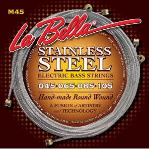 La Bella Electric Bass Stainless Steel Roundwound Standard Light Extra 