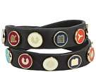 Marc by Marc Jacobs Dreamy Logo Double Wrap Leather Bracelet at  