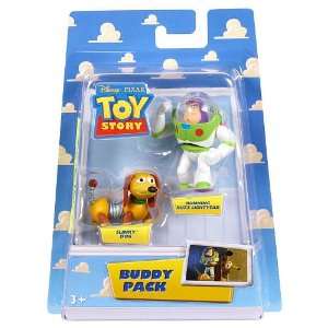   Story Buddy Pack: Running Buzz Lightyear and Slinky Dog: Toys & Games