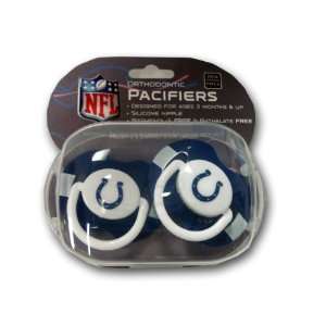   Baby Fanatic 2 pack Pacifiers   Indianapolis Colts: Sports & Outdoors