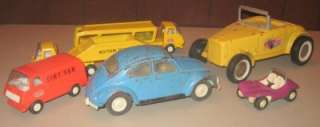   Tonka Toys VW Beetle Bottom Dump Tiny Van Buddy L Mod Machine  