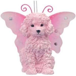  Winged Poodle Puppy Ornament