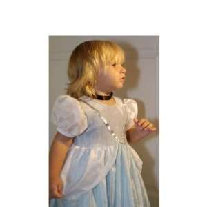  Cinderella Dress Up Costume Size Medium with Headband 