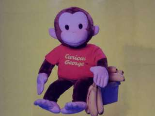 Curious George 12 Pajamas Plush Monkey Soft and Cuddly  