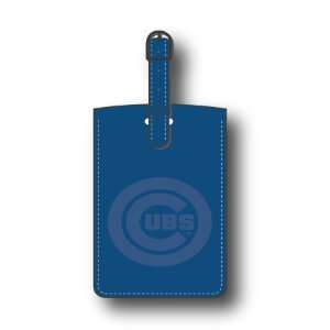    Chicago Cubs Embossed Leather Bag Tag by Aminco