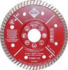 Rubi TCRP 115mm Porcelain Diamond Blade For Tile Saws / Wet Cutters