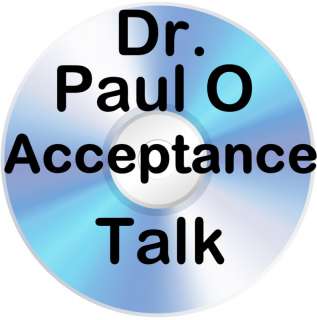 Alcoholics Anonymous Speaker Dr Paul O. Acceptance CD  