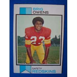   Trading Card Washington Redskins Brig Owens: Sports & Outdoors
