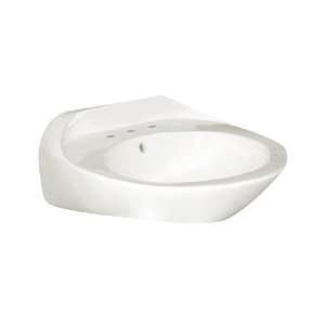   White Pedestal Sink Top (8 Widespread) 111S100