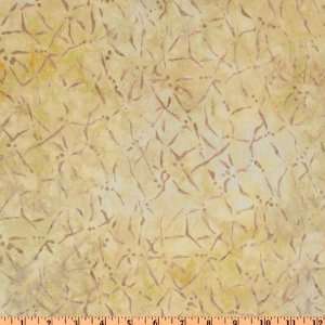  44 Wide Tonga Batik Mango Salsa Abstract Cream Fabric By 