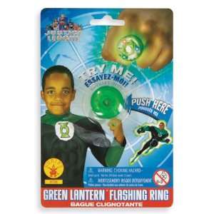  Childs Green Lantern Ring Costume Prop: Toys & Games