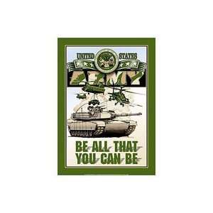   United States Army Metal Sign Be All That You Can Be
