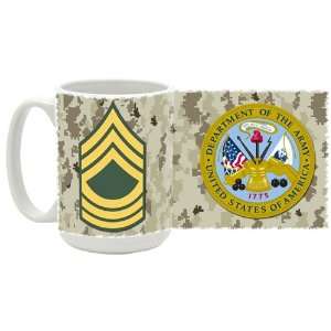  Army Rank Master Sergeant Coffee Mug