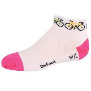  Defeet SpeeDe Bike Sock   Womens Bikes Rule, M/L Sports 