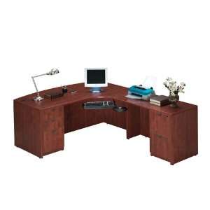  Arc Top L Shaped Desk by Office Source
