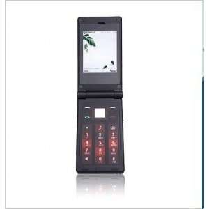  X520 Dual Card Bluetooth Touch Screen Flip Cell Phone Gray 