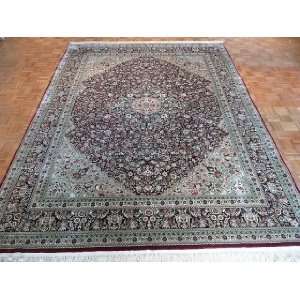   Hand Knotted 100% Fine Silk Chinese Rug   90x120