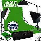 2400 W Chromakey Green Screen Video Lighting Kit C305  