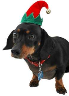  Mini Christmas Elf Dog Costume Hat Clothing