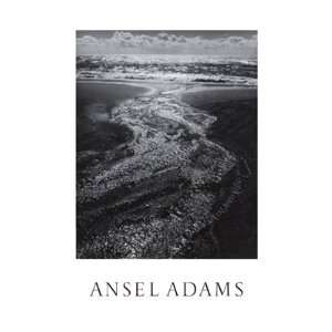 Ansel Adams ~ Stream, Sea, Clouds, Rodeo Lagoon, Marin County 