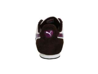   Maya KP Fashion Sneaker/Shoes Chocolate Brown/Purple/White  