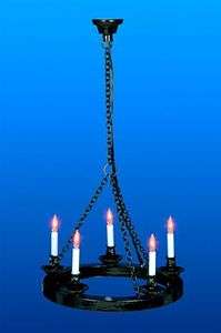 Heidi Ott Dollhouse Miniature Light Ceilling Lamp Cartwheel Tudor Lamp 