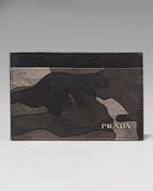 Prada Leather Card Case   