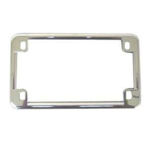 Chrome Emgo Universal Motorcycle License Plate Frame   Frontiercycle 