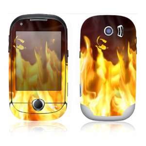 Samsung Corby Pro Decal Skin Sticker   Furious Fire
