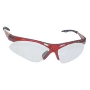 SAS Safety (SAS5400000) Diamondback Safety Glasses with Red Frame and 
