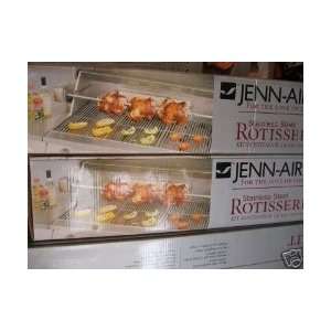  Jenn Air Stainless Steel Rotisserie Kit: Patio, Lawn 